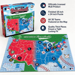 MLB - League Map 500 Piece Jigsaw Puzzle