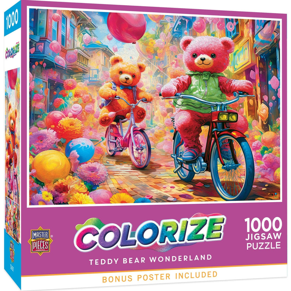 Colorize - Teddy Bear Wonderland 1000 Piece Jigsaw Puzzle (ONLINE ORDER ONLY)