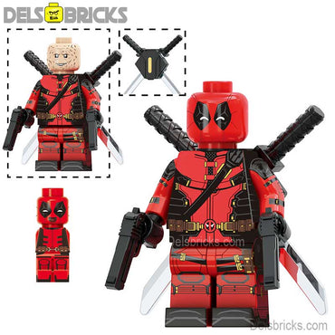 Deadpool from Deadpool & Wolverine Movie Marvel MCU Lego Minifigures Custom Toys 1 (ONLINE ORDER ONLY)