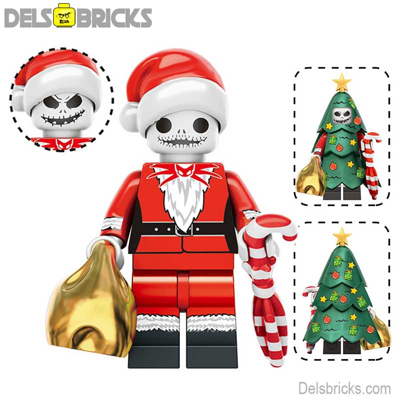 Jack Skellington Christmas Nightmare Before Christmas Lego Minifigures Custom Toys (ONLINE ORDER ONLY)