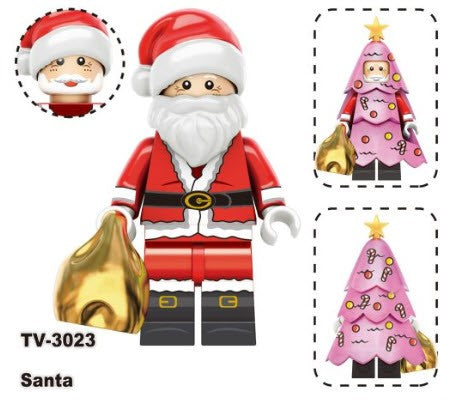 Santa Claus Custom Minifigure – Bring Holiday Cheer to Your LEGO Collection (Online Only)