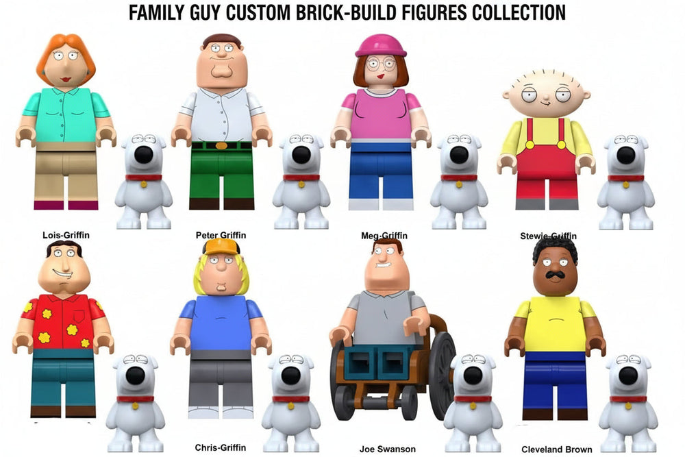 Family Guy Minifigure Set of 8 (ONLINE ORDER ONLY)
