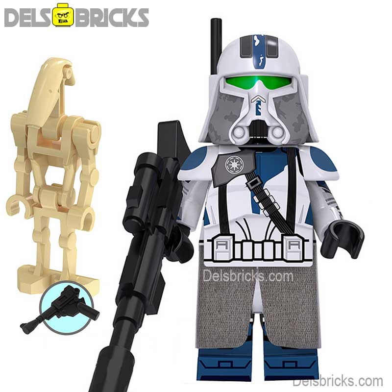 501st Legion Clone Trooper Commander & Battle Droid Lego Star Wars Minifigures (ONLINE ORDER ONLY)