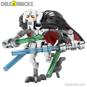 General Grievous (White) Lego Minifigures Custom Toys NEW 1 (ONLINE ORDER ONLY)