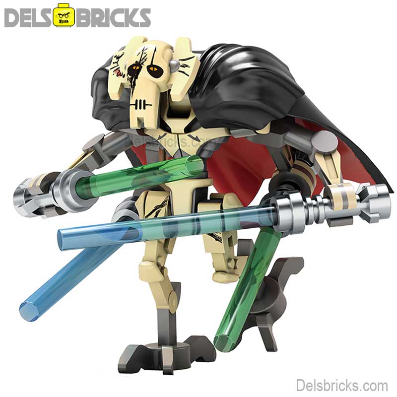 General Grievous (Brown) Lego Minifigures Custom Toys NEW 2 (ONLINE ORDER ONLY)
