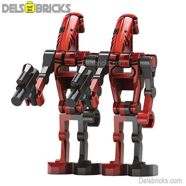 Mister bones Battle Droids set of 2 Star Wars Lego Minifigures Custom Toys NEW (ONLINE ORDER ONLY)