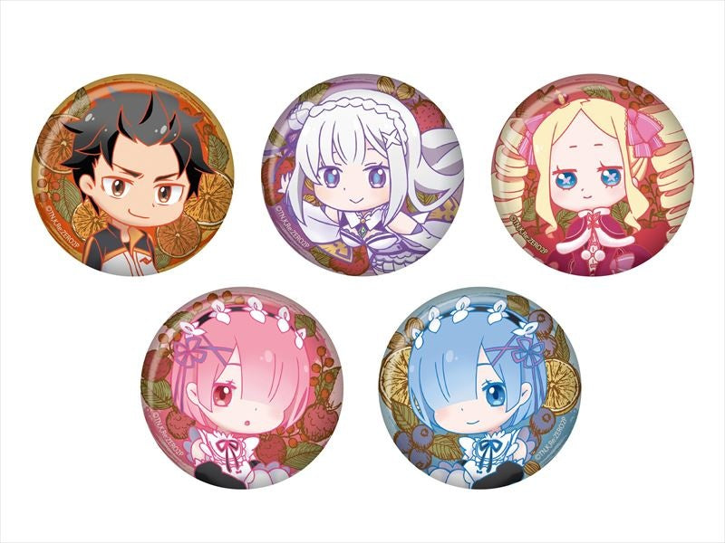 Re:Zero -Starting Life in Another World- Toji Colle Can Badge Vol.2 Button Set 1 Box (5 pcs)