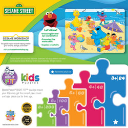 Sesame Street - School Time 24 Piece Jigsaw Puzzle (ONLINE ORDER ONLY)