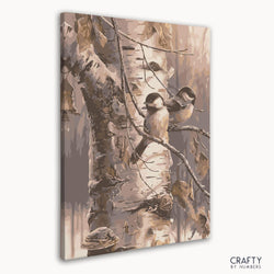 Two Friend Birds on Birch Tree (ONLINE ORDER ONLY)