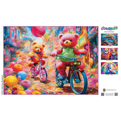 Colorize - Teddy Bear Wonderland 1000 Piece Jigsaw Puzzle (ONLINE ORDER ONLY)