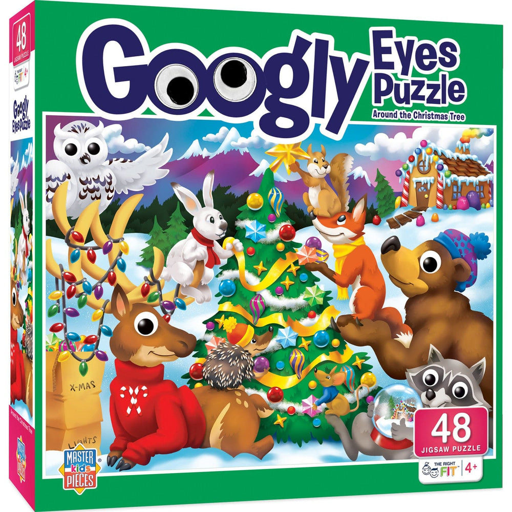 Googly Eyes - Around the Christmas Tree 48 Piece Jigsaw Puzzle (ONLINE ORDER ONLY)