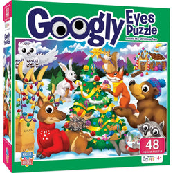 Googly Eyes - Around the Christmas Tree 48 Piece Jigsaw Puzzle (ONLINE ORDER ONLY)