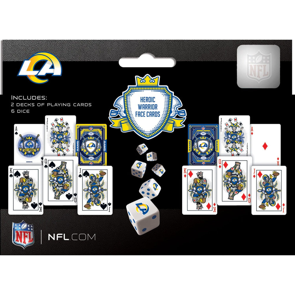 Los Angeles Rams - 2-Pack Playing Cards & Dice Set (ONLINE ORDER ONLY)