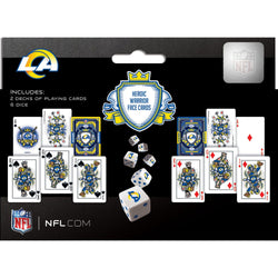 Los Angeles Rams - 2-Pack Playing Cards & Dice Set (ONLINE ORDER ONLY)