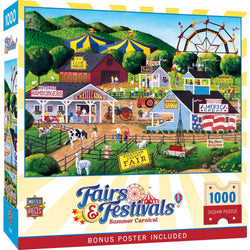 Fairs & Festivals - Summer Carnival 1000 Piece Jigsaw Puzzle (ONLINE ORDER ONLY)