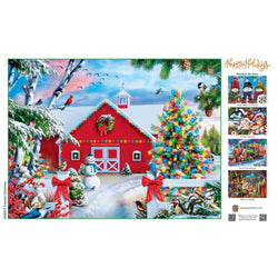 Happy Holidays - Country Christmas 300 Piece EZ Grip Jigsaw Puzzle (ONLINE ORDER ONLY)