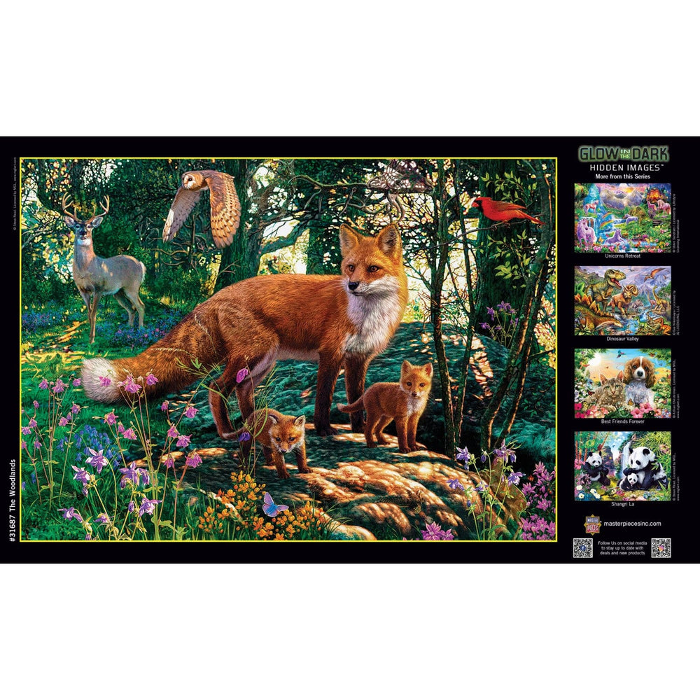 Hidden Images - The Woodlands 500 Piece Jigsaw Puzzle (ONLINE ORDER ONLY)