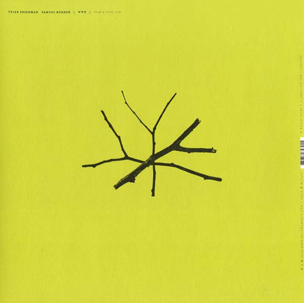 TYLER FRIEDMAN/SAMUEL ROHRER - YYY [Vinyl]