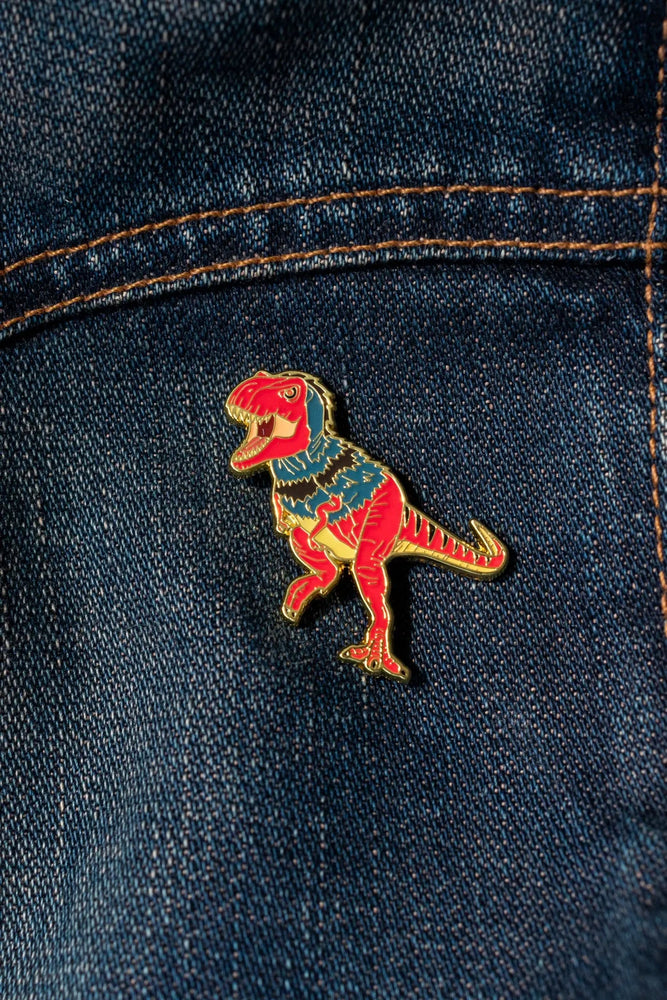 Tyrannosaurus Rex (Feathered) Enamel Pin (ONLINE ORDER ONLY)