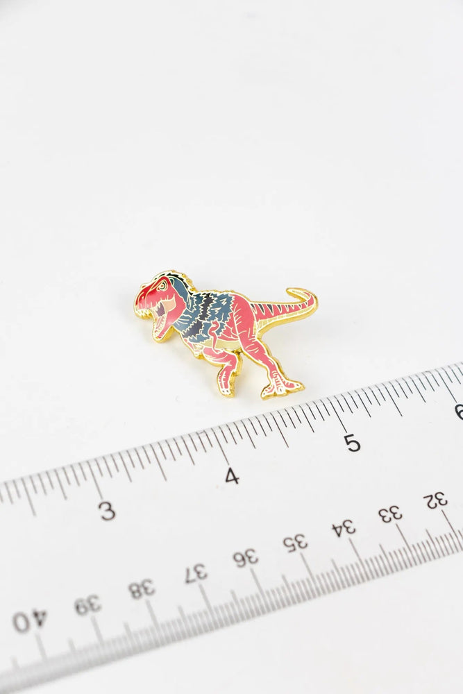 Tyrannosaurus Rex (Feathered) Enamel Pin (ONLINE ORDER ONLY)