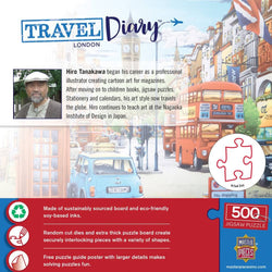 Travel Diary - London 500 Piece Jigsaw Puzzle (ONLINE ORDER ONLY)