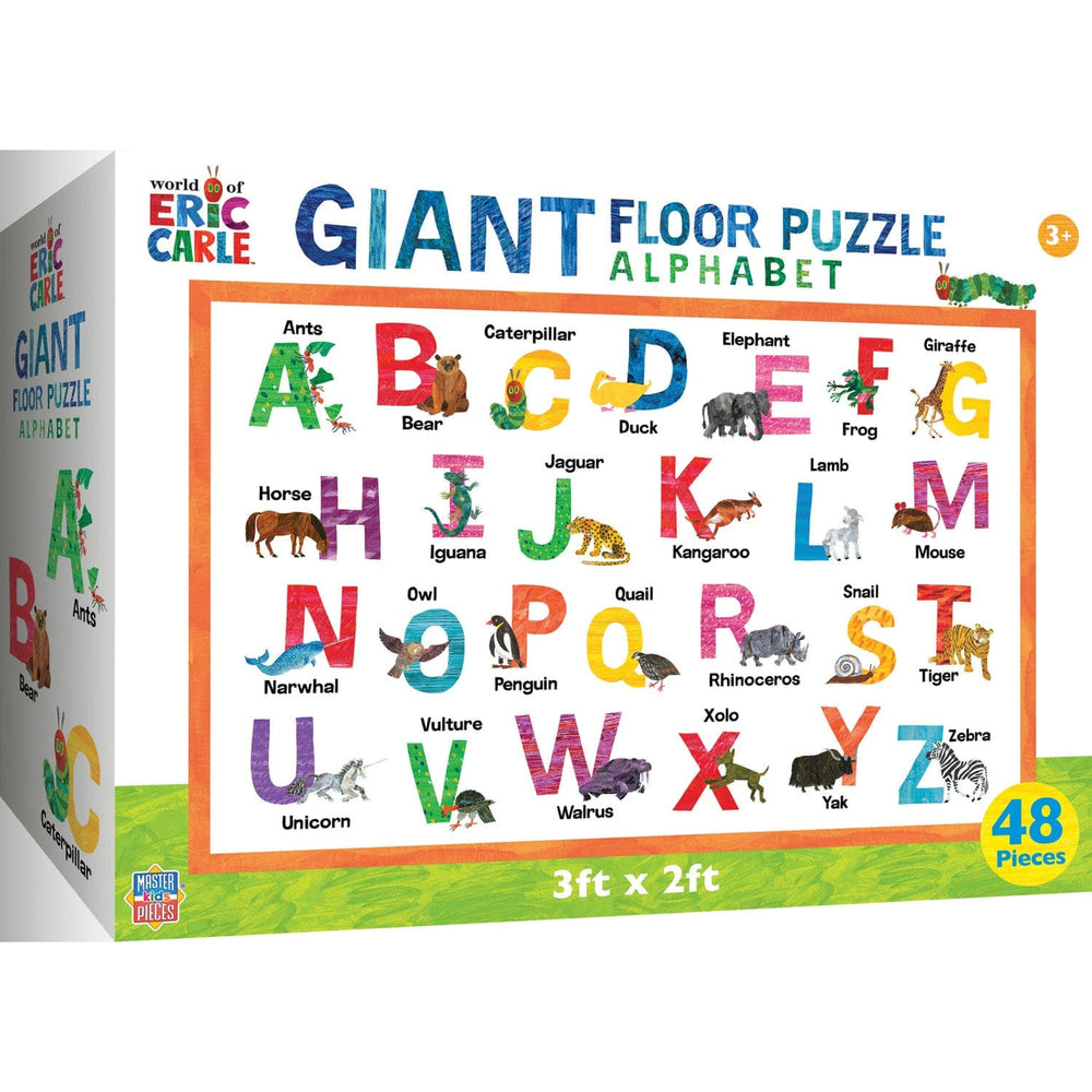 World of Eric Carle - Alphabet 48 Piece Floor Jigsaw Puzzle (ONLINE ORDER ONLY)