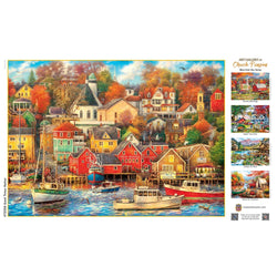 Art Gallery - Good Times Harbor 1000 Piece Jigsaw Puzzle (ONLINE ORDER ONLY)