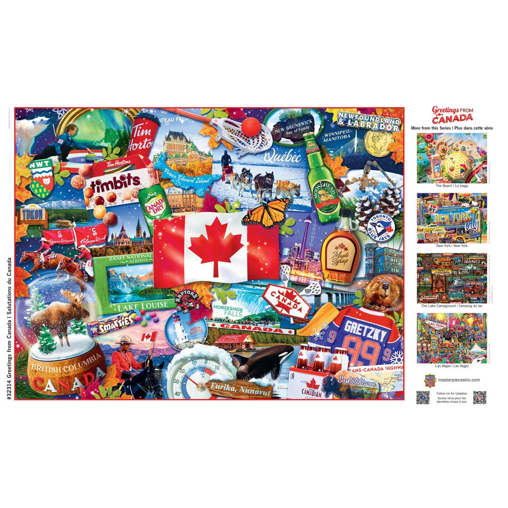 Greetings From Canada - 550 Piece Jigsaw Puzzle (ONLINE ORDER ONLY)