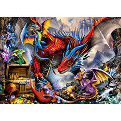 Glow in the Dark - Dragon's Horde 1000 Piece Jigsaw Puzzle (ONLINE ORDER ONLY)