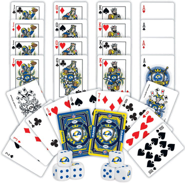 Los Angeles Rams - 2-Pack Playing Cards & Dice Set (ONLINE ORDER ONLY)