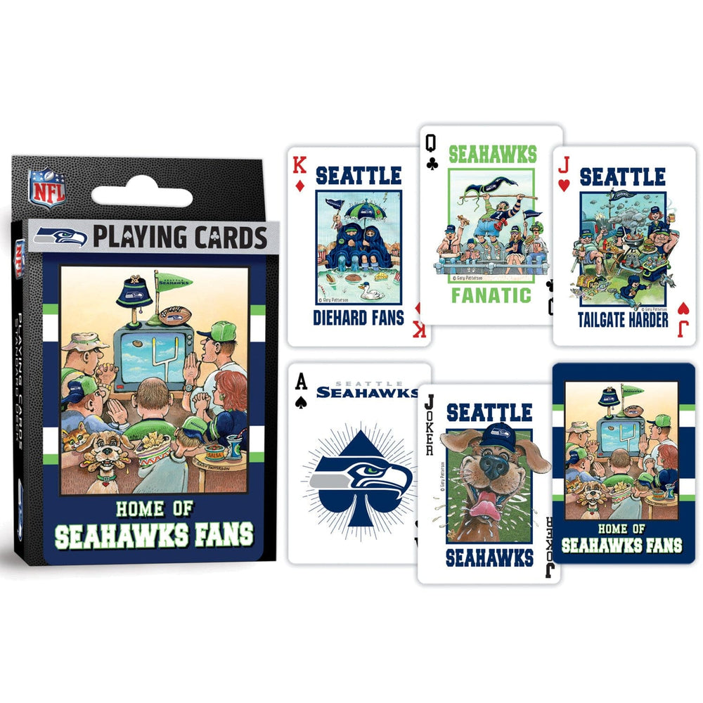 Seattle Seahawks Fan Deck Playing Cards - 54 Card Deck (ONLINE ORDER ONLY)