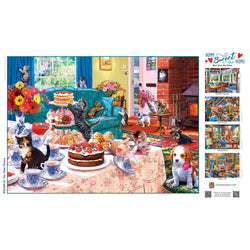 Home Sweet Home - Tea Time Terrors 500 Piece Jigsaw Puzzle (ONLINE ORDER ONLY)