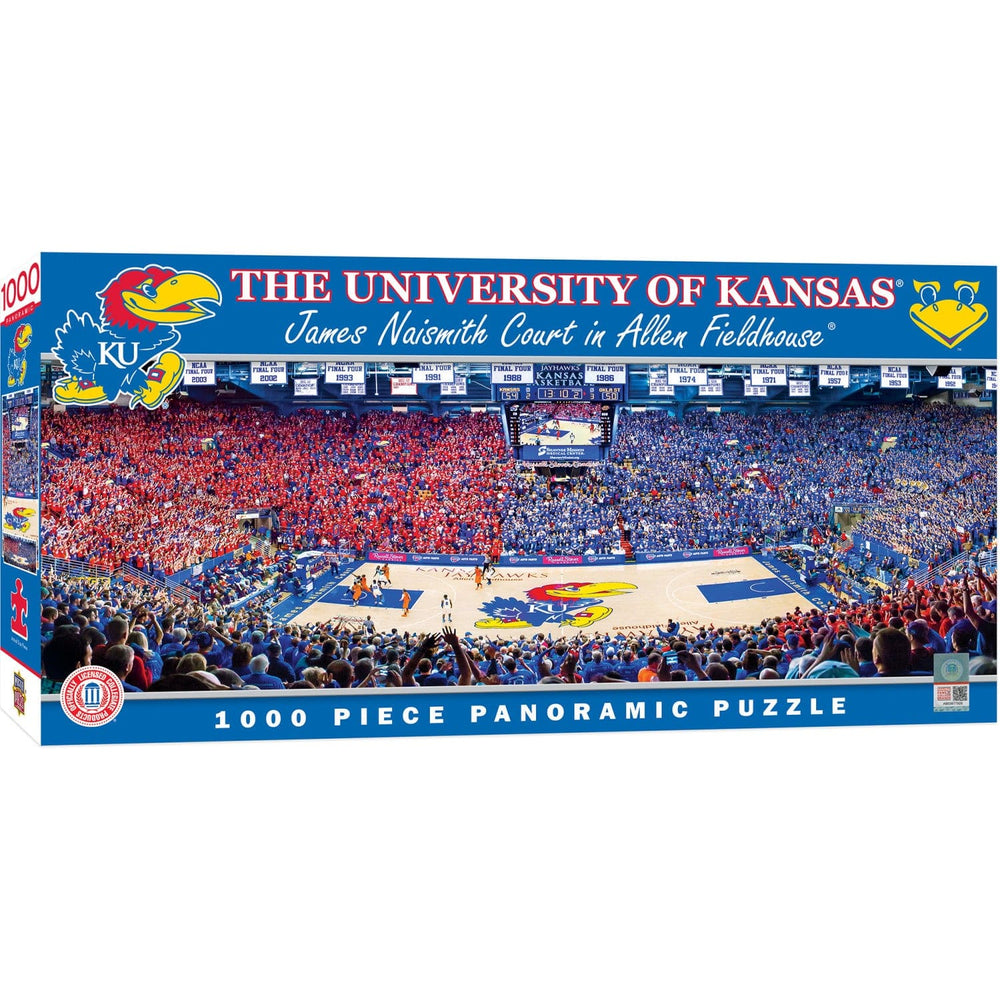 Kansas Jayhawks - 1000 Piece Panoramic Jigsaw Puzzle (ONLINE ORDER ONLY)