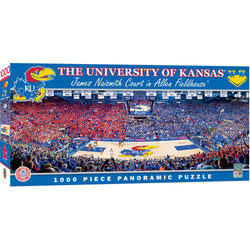 Kansas Jayhawks - 1000 Piece Panoramic Jigsaw Puzzle (ONLINE ORDER ONLY)