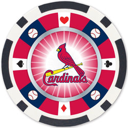 St. Louis Cardinals 100 Piece Poker Chips (ONLINE ORDER ONLY)