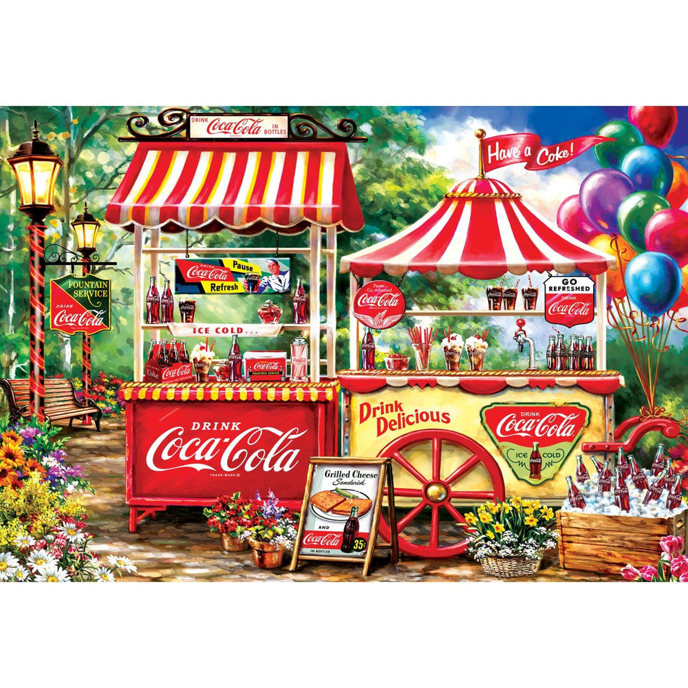 Signature Collection - Coca-Cola Stand 2000 Piece Jigsaw Puzzle (ONLINE ORDER ONLY)