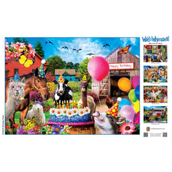 Wild & Whimsical - Birthday Party 1000 Piece Jigsaw Puzzle