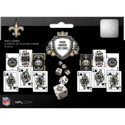 New Orleans Saints - 2-Pack Playing Cards & Dice Set (ONLINE ORDER ONLY)