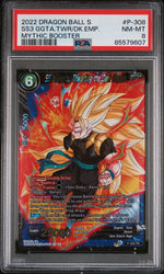 2022 DRAGON BALL SUPER MYTHIC BOOSTER SS3 GOGETA, THWRT/EMP #P-308 - PSA 8 (Online Order Only)
