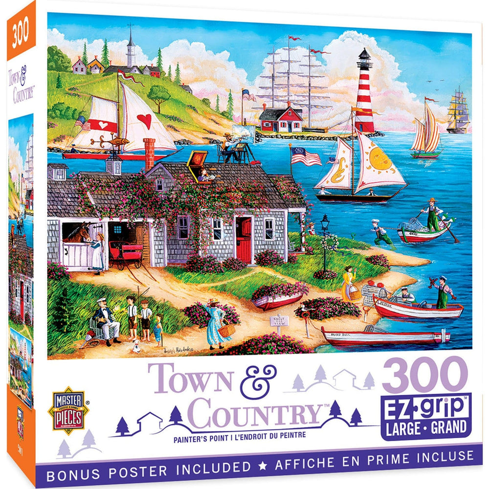 Town & Country - Painter's Point 300 Piece EZ Grip Jigsaw Puzzle (ONLINE ORDER ONLY)
