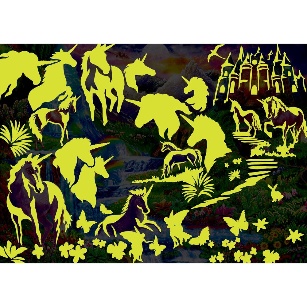 Hidden Images - Unicorns Retreat 500 Piece Jigsaw Puzzle (ONLINE ORDER ONLY)