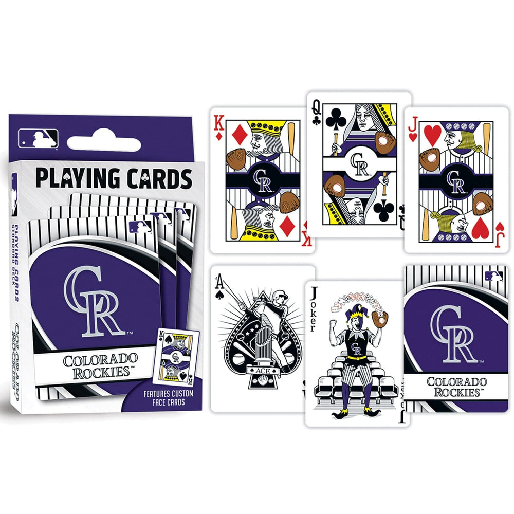 Colorado Rockies Playing Cards - 54 Card Deck (ONLINE ORDER ONLY)