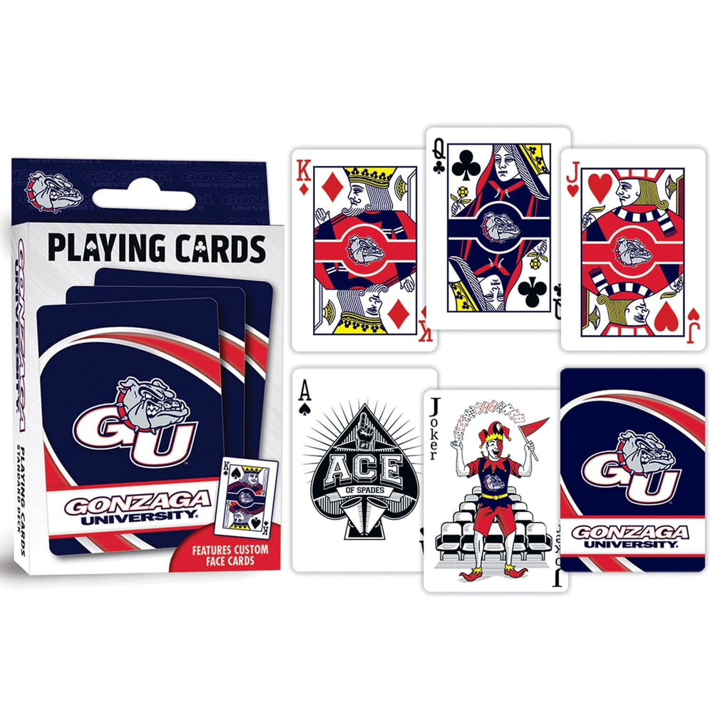 Gonzaga Bulldogs Playing Cards - 54 Card Deck (ONLINE ORDER ONLY)