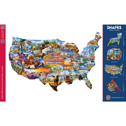 250th Anniversary United States of America 1000 Piece Shaped Jigsaw Puzzle (ONLINE ORDER ONLY)