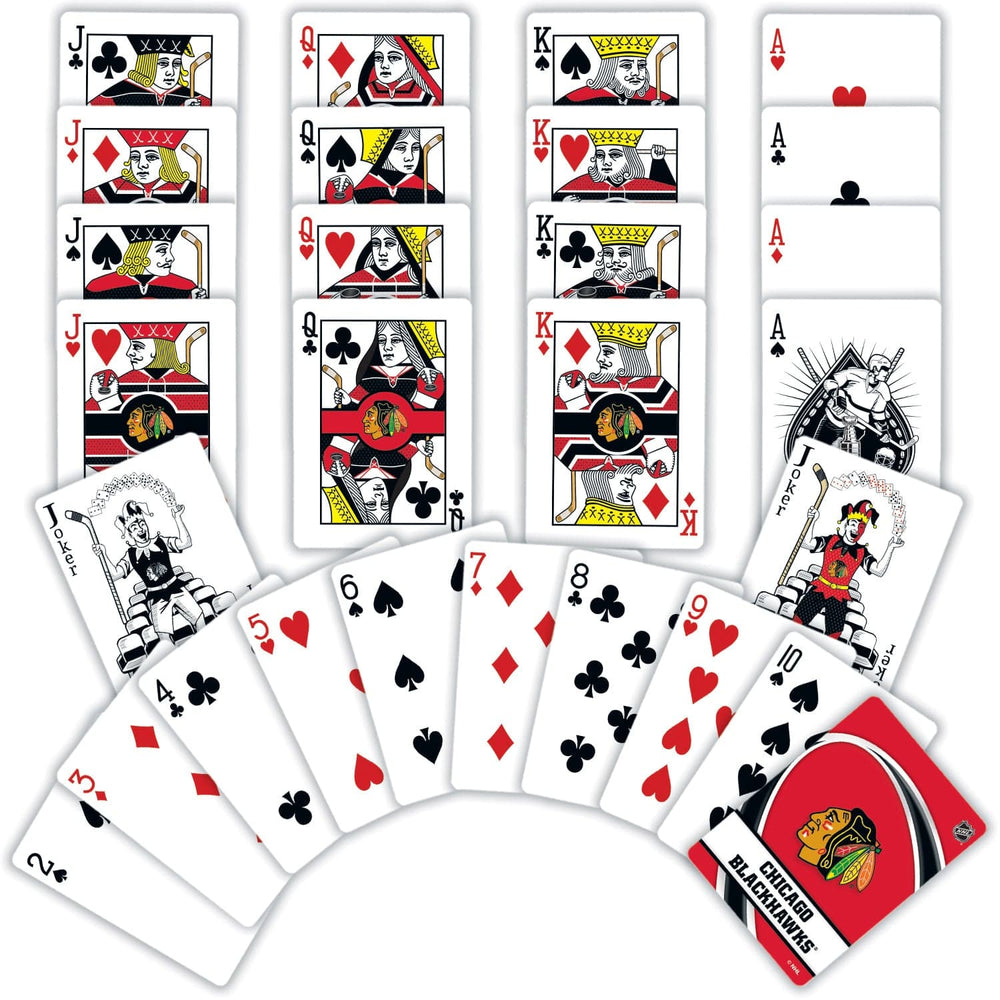 Chicago Blackhawks Playing Cards - 54 Card Deck (ONLINE ORDER ONLY)