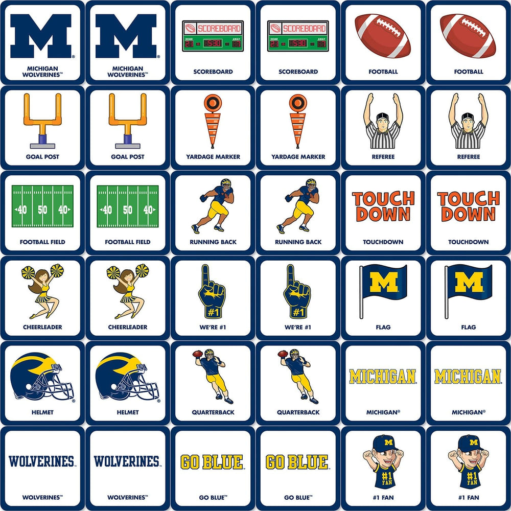Michigan Wolverines Matching Game (ONLINE ORDER ONLY)