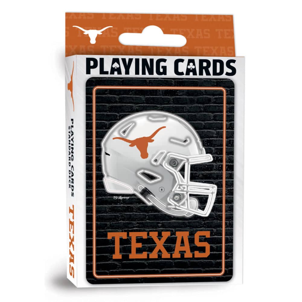 Texas Longhorns Neon-Styled Playing Cards - 54 Card Deck (ONLINE ORDER ONLY)