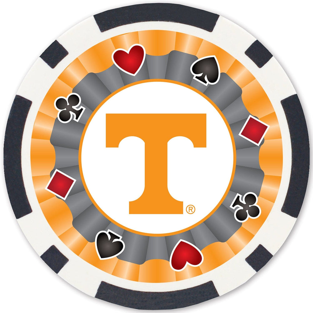 Tennessee Volunteers 100 Piece Poker Chips (ONLINE ORDER ONLY)