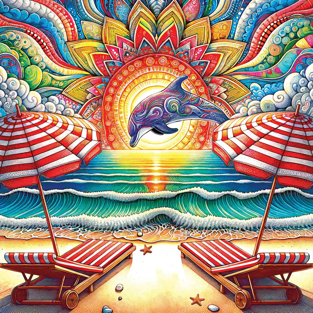 Kaleidoscope - Front Row Seats 1000 Piece Jigsaw Puzzle