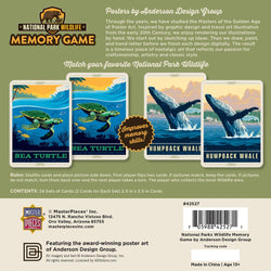 National Parks Wildlife Memory Game